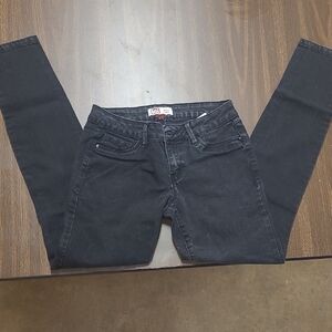 Women's Black l.e.i. emma jeggings (size 7 juniors)